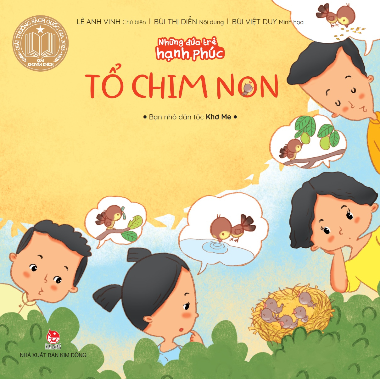 những đứa trẻ hạnh phúc - tổ chim non - bạn nhỏ dân tộc khmer (tái bản 2024) - Ảnh 2