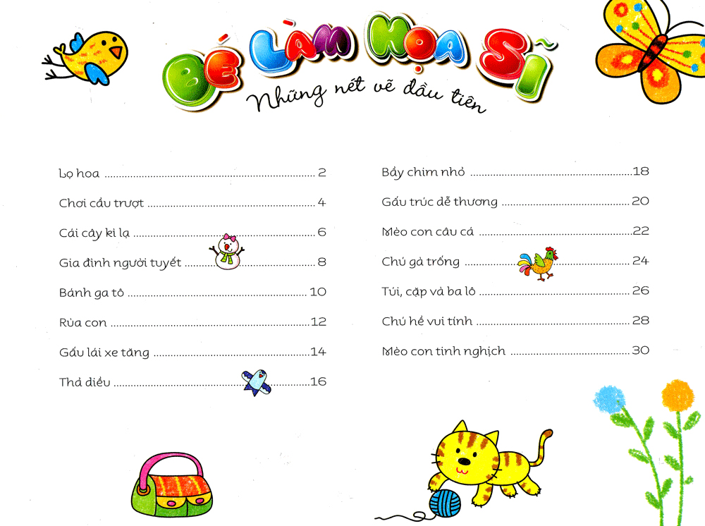những nét vẽ đầu tiên - bé làm họa sĩ 5-6 tuổi (quyển a) - Ảnh 3