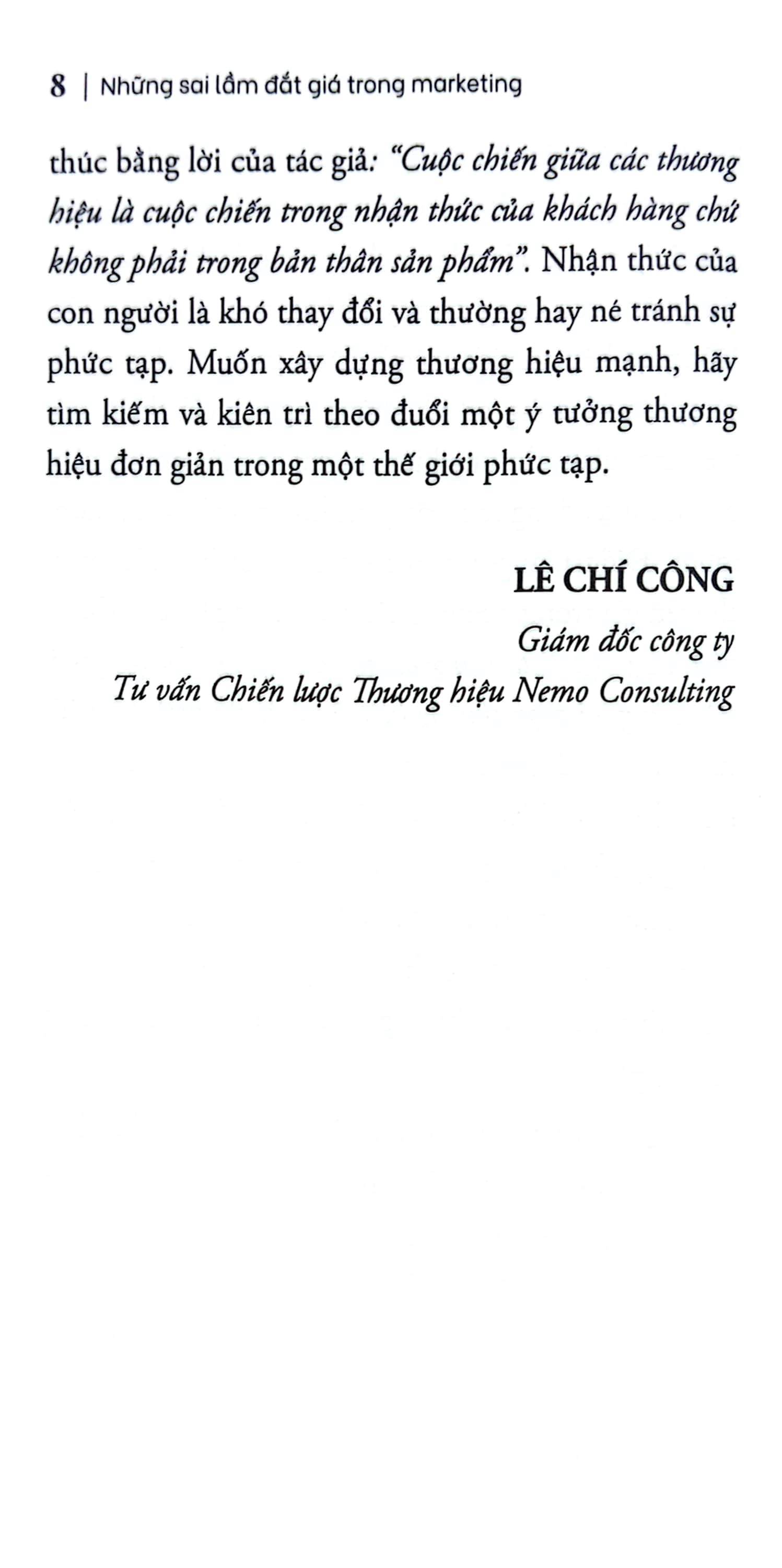 những sai lầm đắt giá trong marketing (tái bản) - Ảnh 7