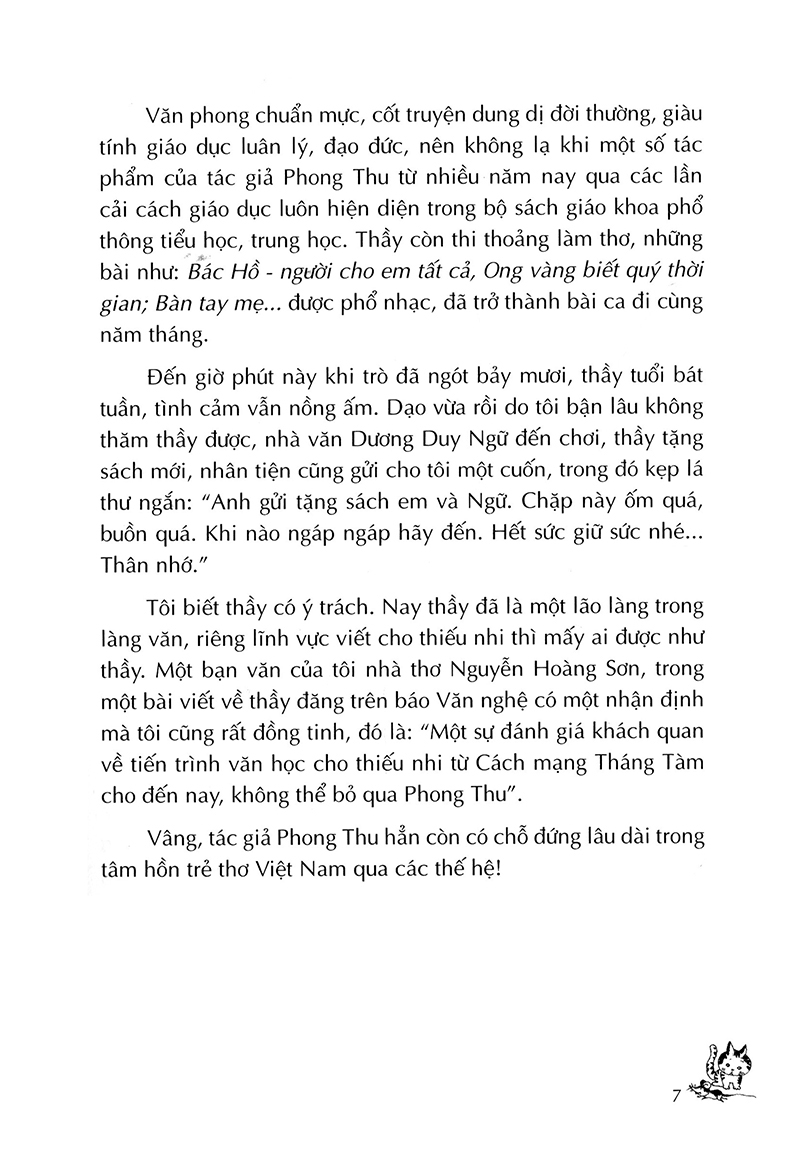 những truyện hay viết cho thiếu nhi - phong thu (tái bản 2019) - Ảnh 7