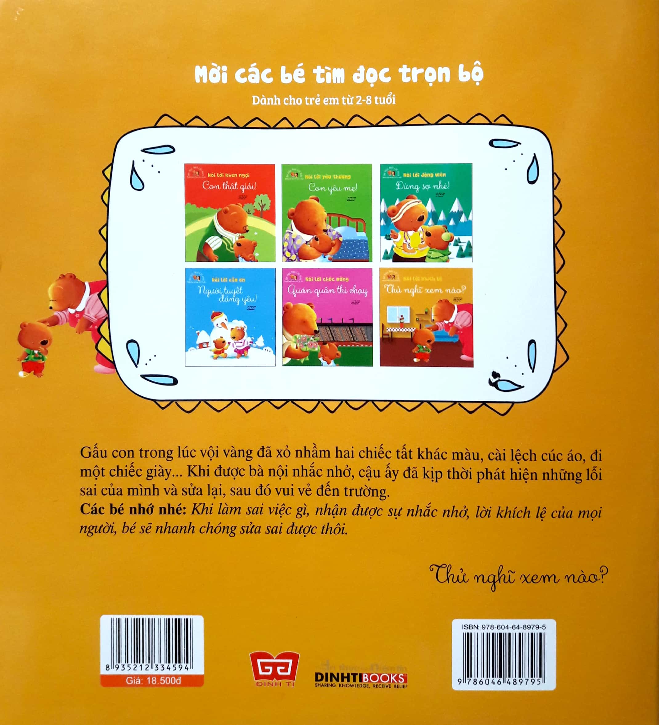 nói lời khích lệ - thử nghĩ xem nào - bé học nói lời hay - Ảnh 15