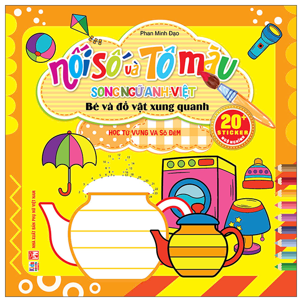 Nối Số Và Tô Màu - Thế Giới Rau Củ Quả - Học Từ Vựng Số Đếm - Ảnh 4