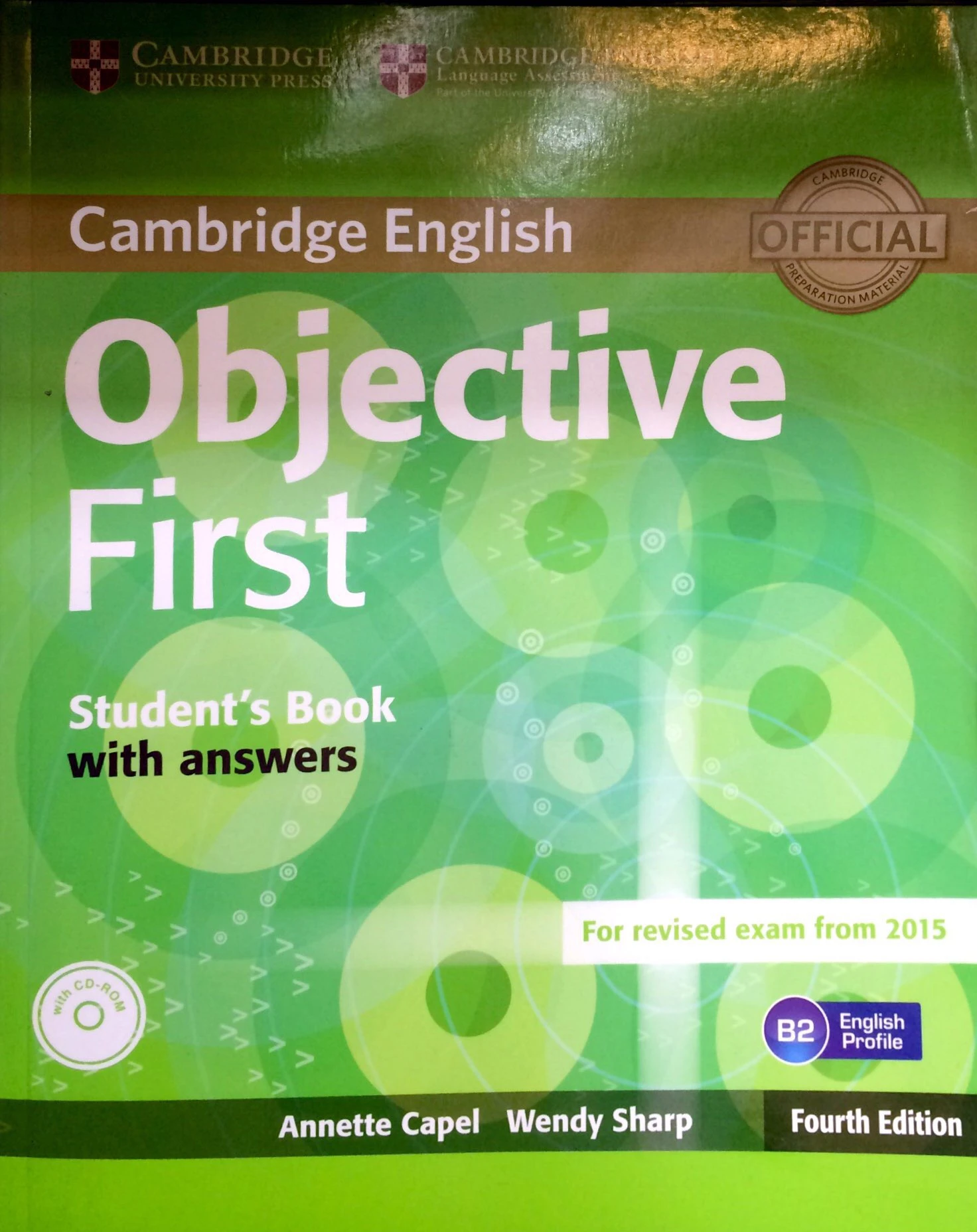 objective first student's book with answers with cd-rom