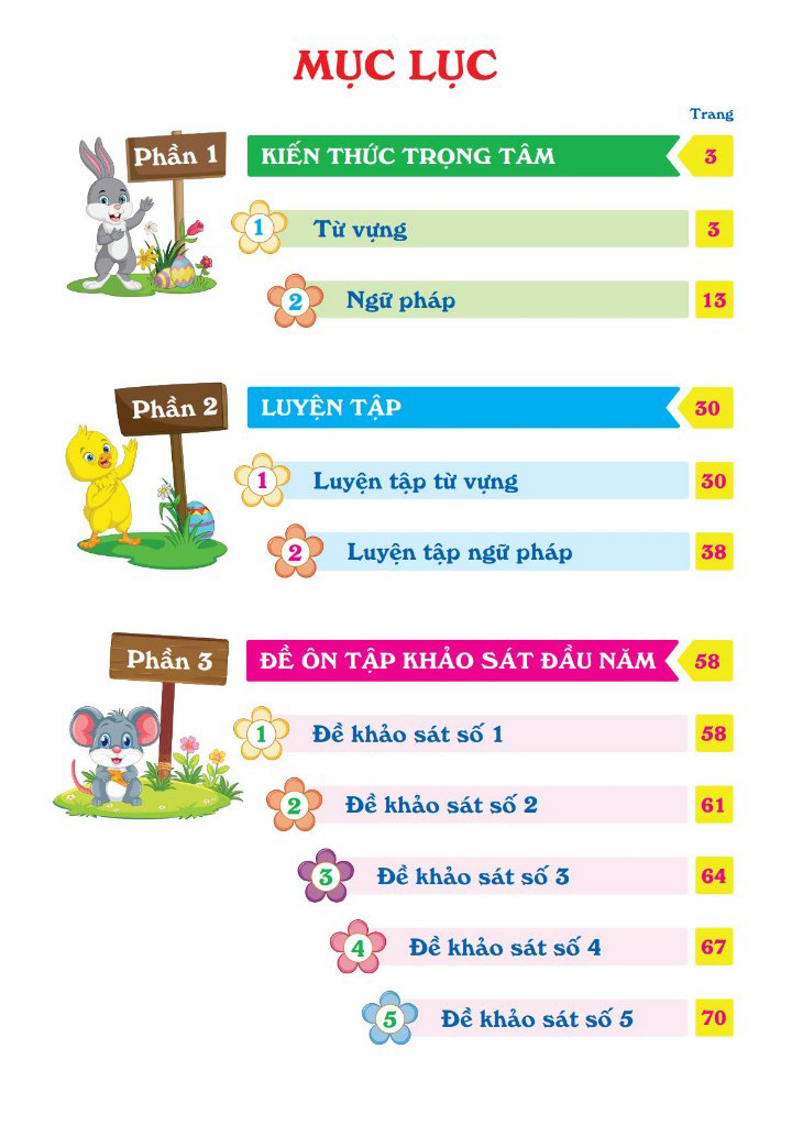 ôn hè tiếng anh 3 - dành cho học sinh lớp 3 lên lớp 4 - Ảnh 4