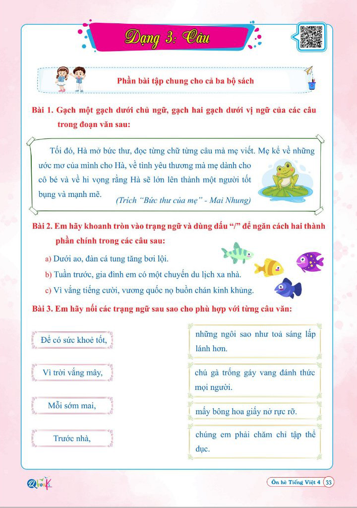 ôn hè tiếng việt 4 - dành cho học sinh lớp 4 lên lớp 5 - Ảnh 7