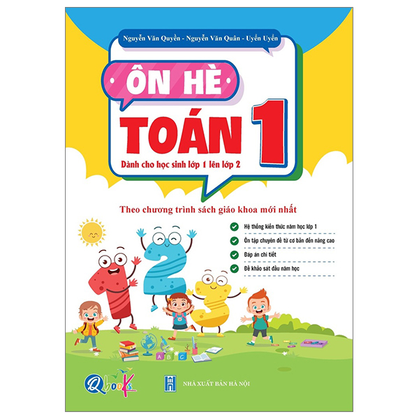 ôn hè toán 1 - dành cho học sinh lớp 1 lên lớp 2