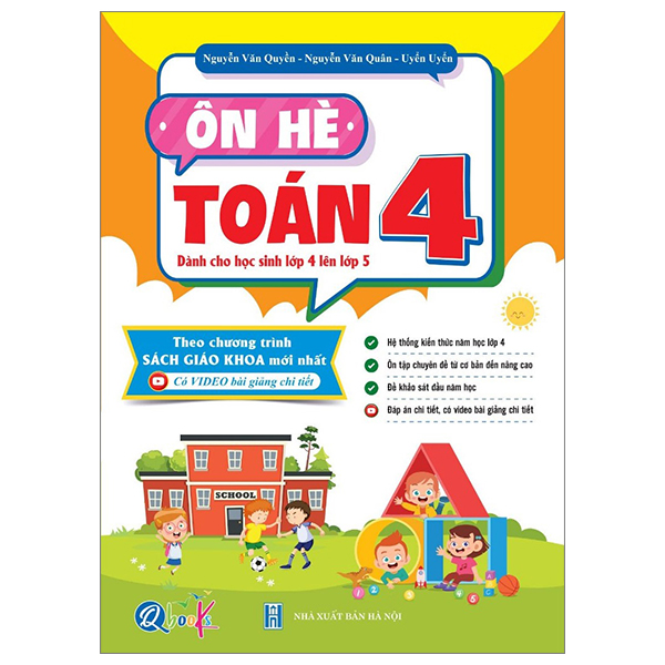 ôn hè toán 4 - dành cho học sinh lớp 4 lên lớp 5