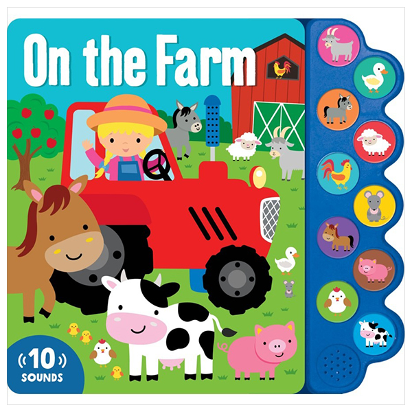 on the farm: 10-button sound book