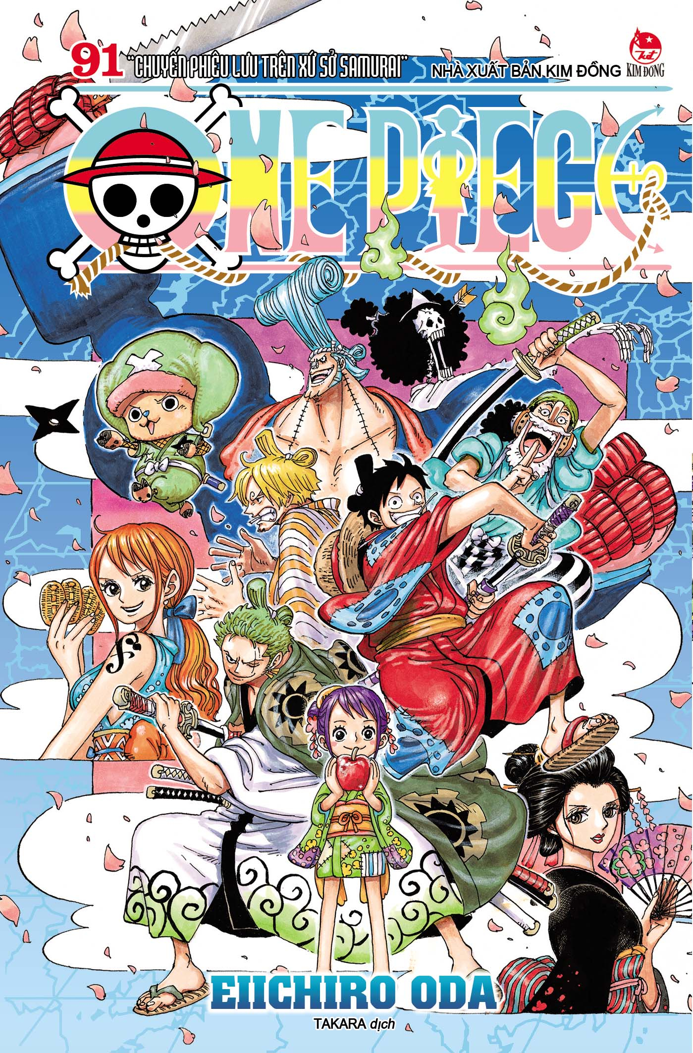 one piece - tập 91 - chuyến phiêu lưu trên xứ sở samurai (tái bản 2025) - Ảnh 2