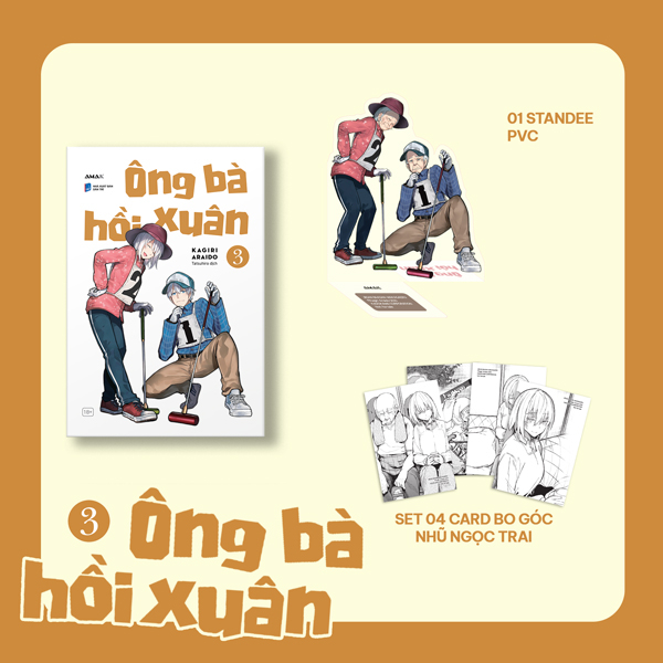 ông bà hồi xuân - tập 3 - tặng kèm standee pvc + set 4 card bo góc nhũ ánh trai