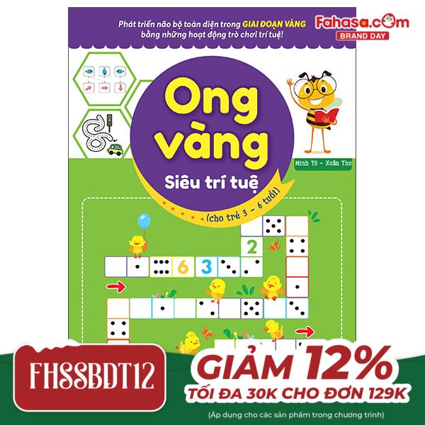 ong vàng siêu trí tuệ (cho trẻ từ 3 - 6 tuổi) - nhận thức, tư duy logic