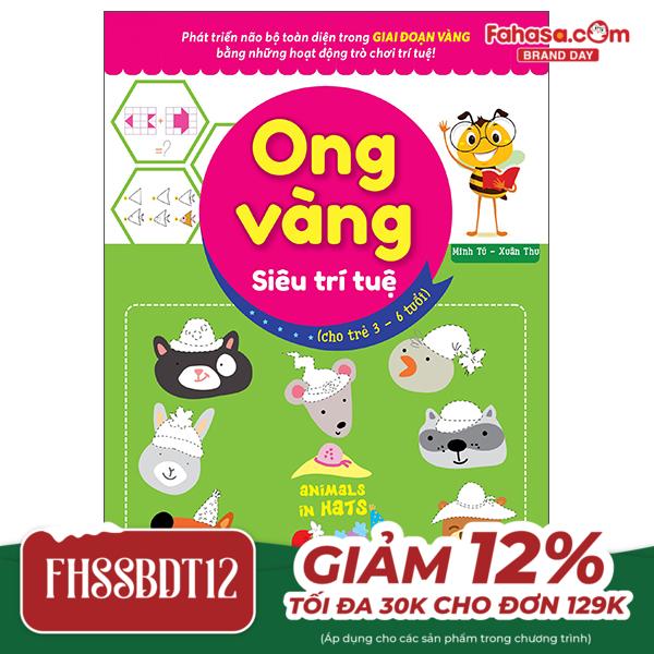 ong vàng siêu trí tuệ (cho trẻ từ 3 - 6 tuổi) - tưởng tượng, sáng tạo