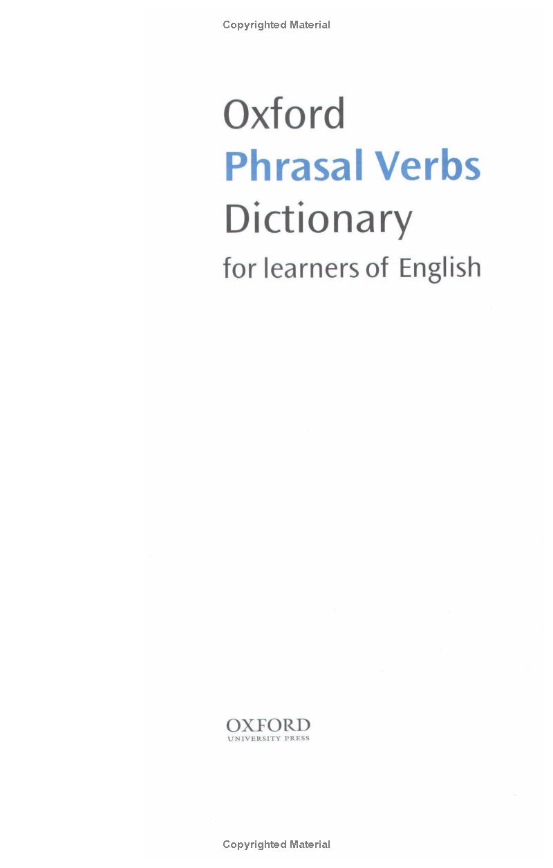 oxford phrasal verbs dictionary - Ảnh 4