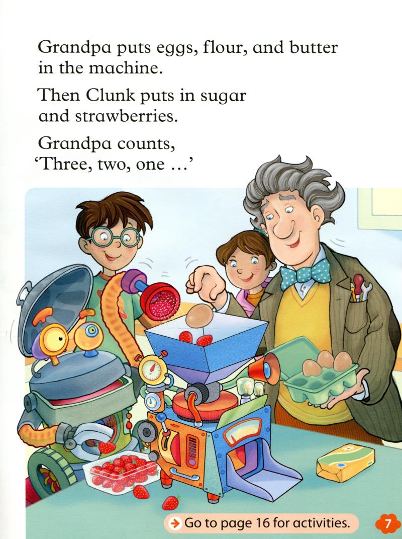 oxford read and imagine: beginner: the cake machine - Ảnh 10