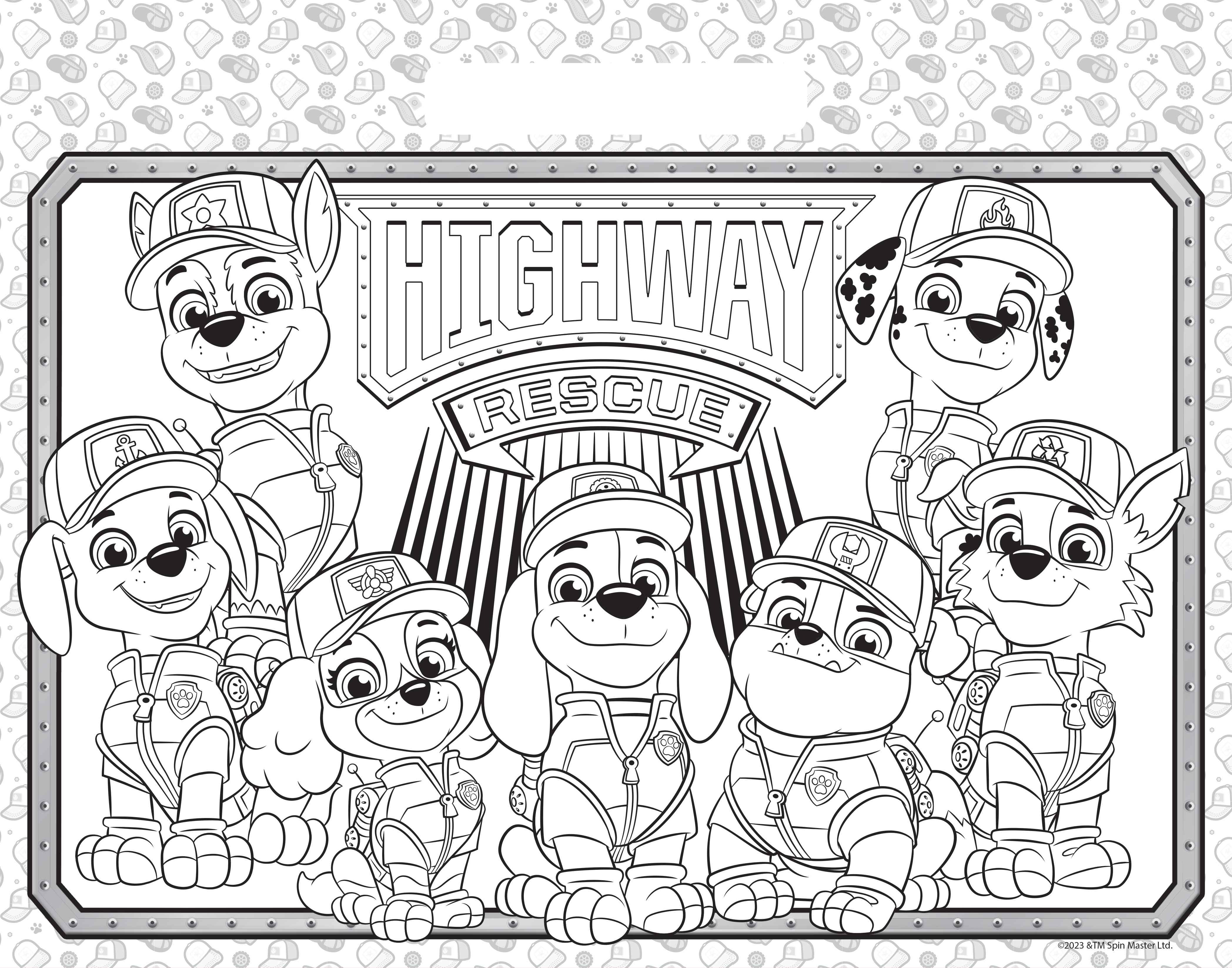 paw patrol - giant activity pad - big truck pups - Ảnh 4