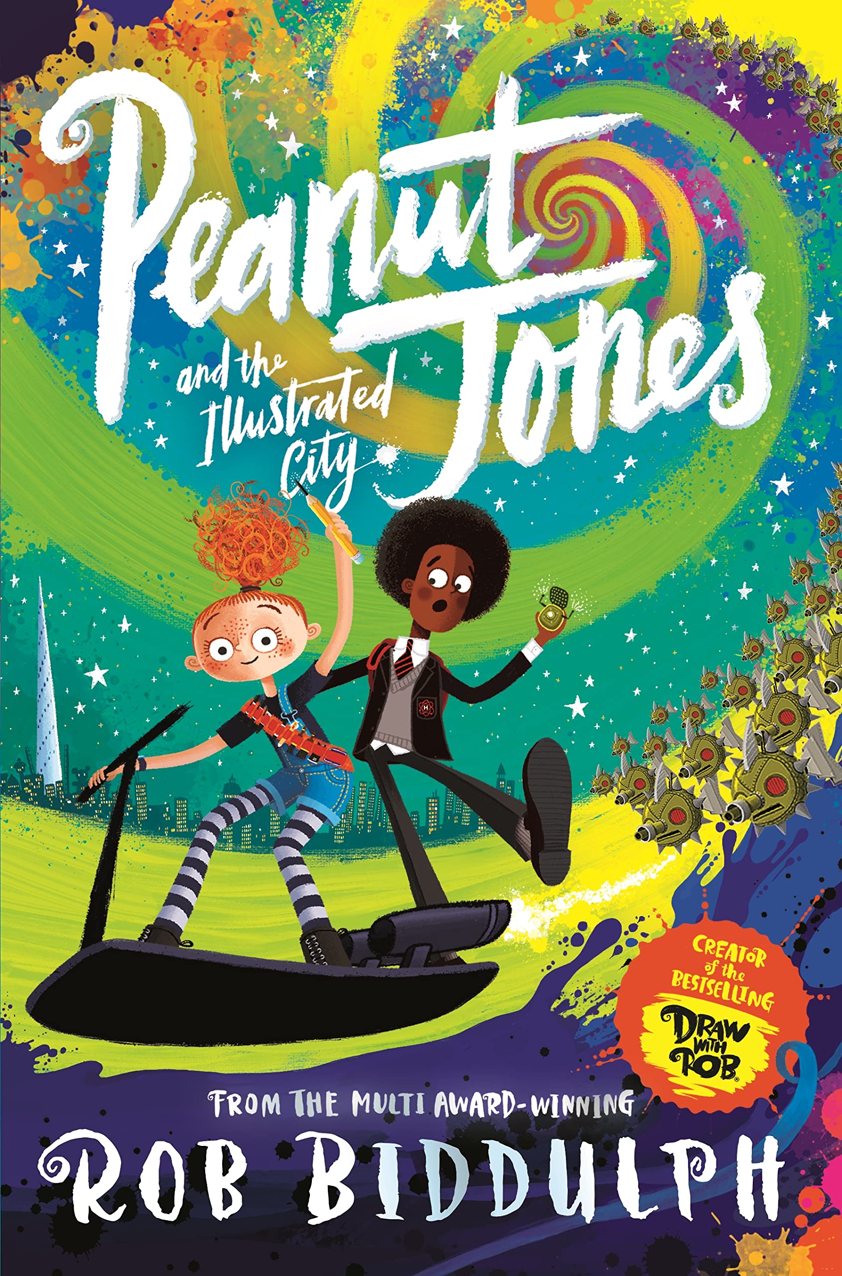 peanut jones and the illustrated city: from the creator of draw with rob - Ảnh 2