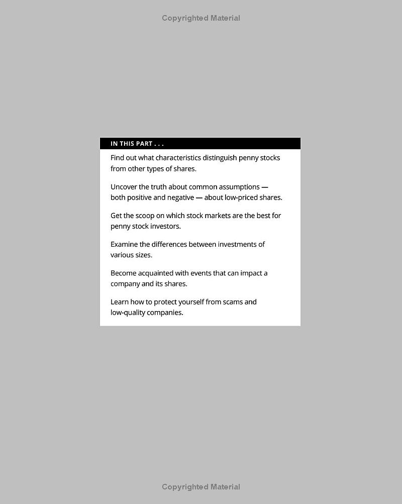penny stocks for dummies 3rd edition - Ảnh 11