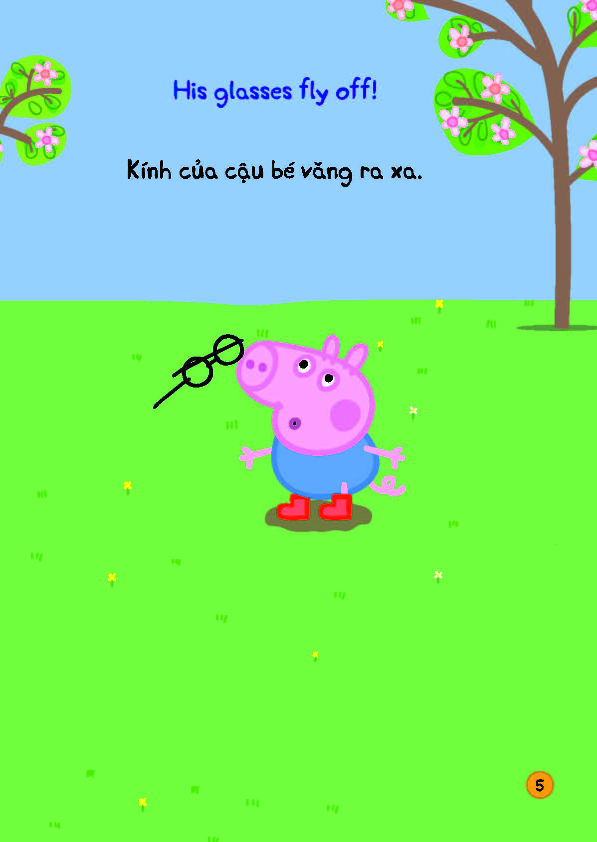 peppa pig - new glasses - cặp kính mới của peppa - song ngữ anh-việt - Ảnh 7