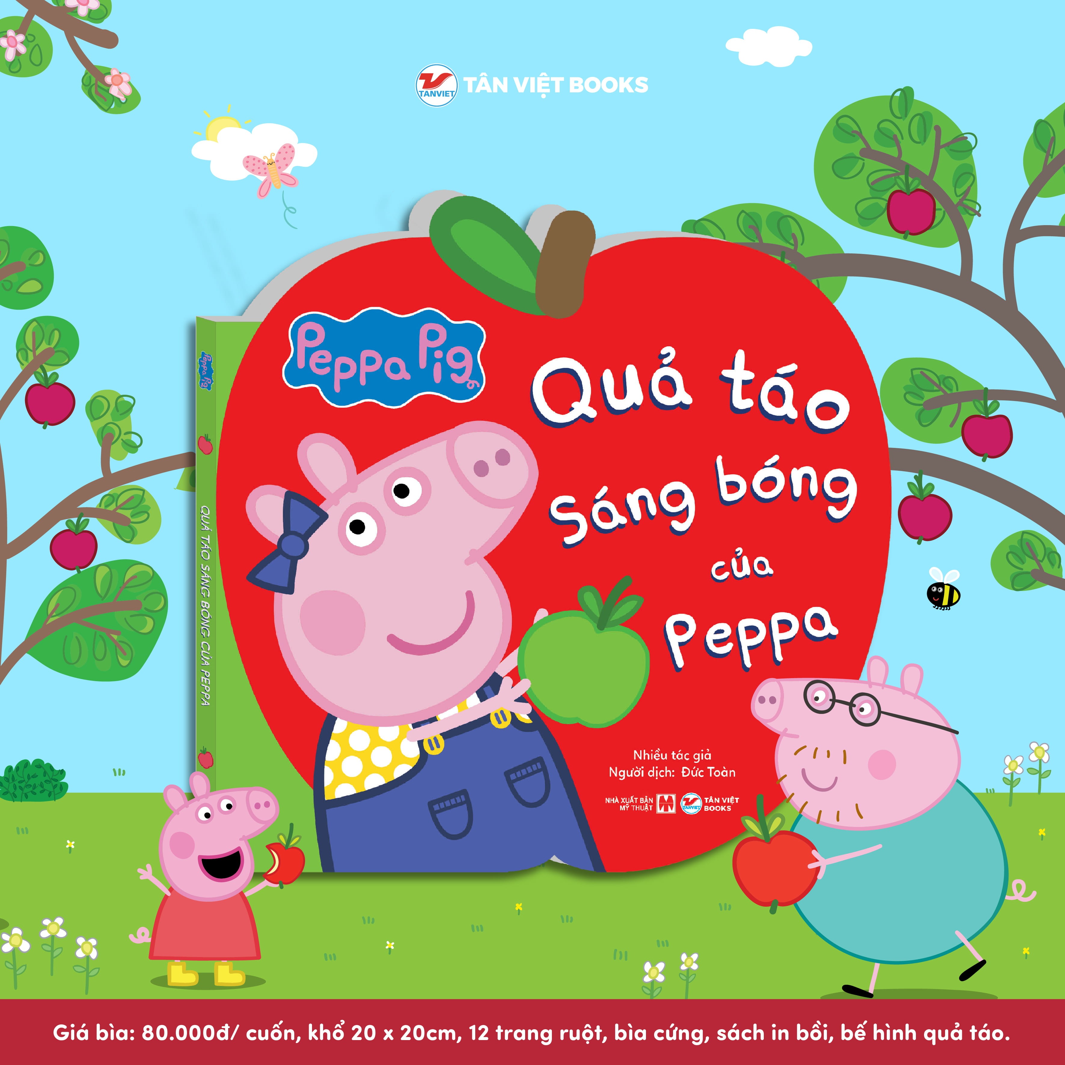 Peppa Pig - Quả Táo Sáng Bóng Của Peppa - Bìa Cứng - Ảnh 2