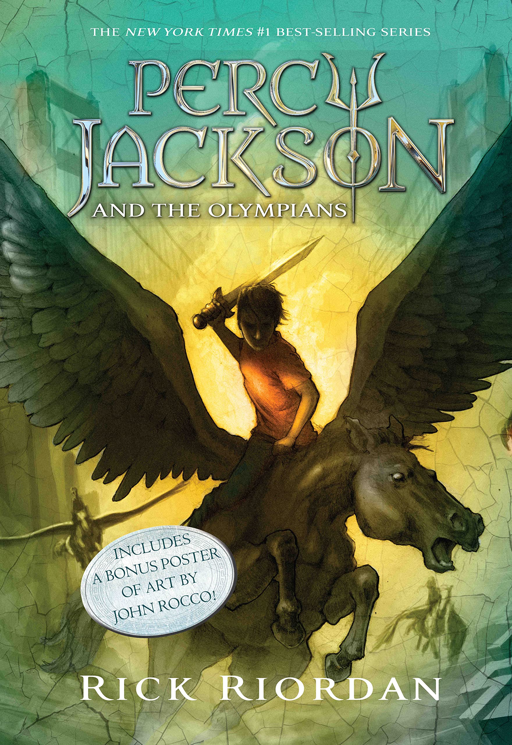 percy jackson and the olympians 5 book paperback boxed set (with poster) - Ảnh 5
