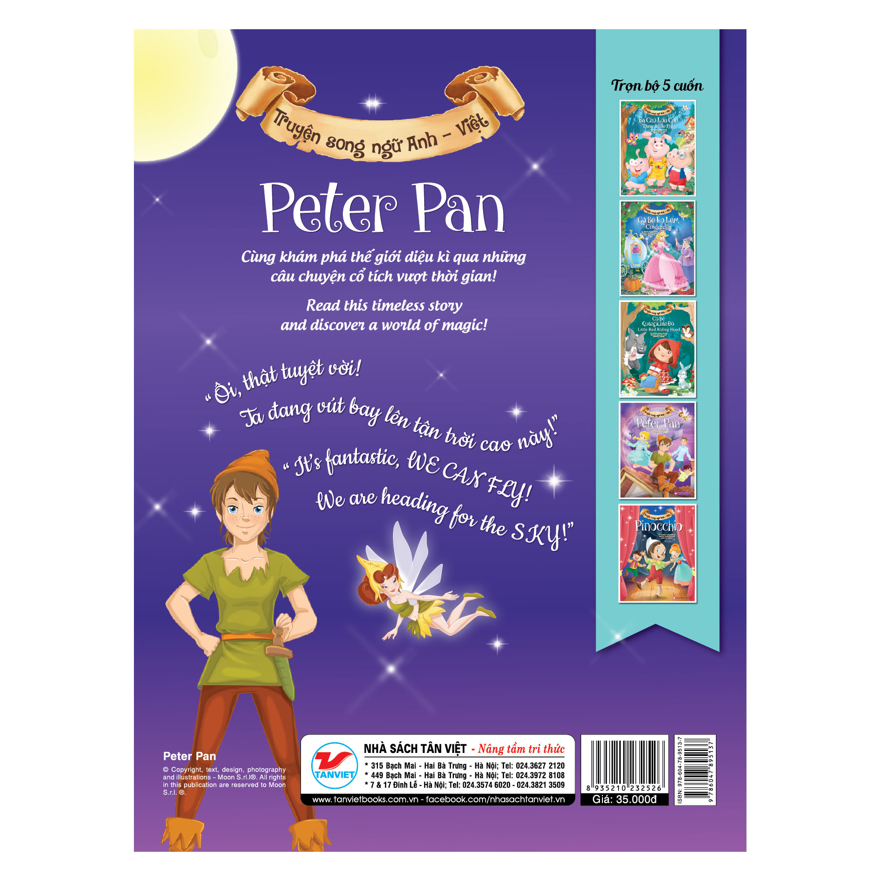 peter pan - truyện song ngữ anh - việt - Ảnh 3