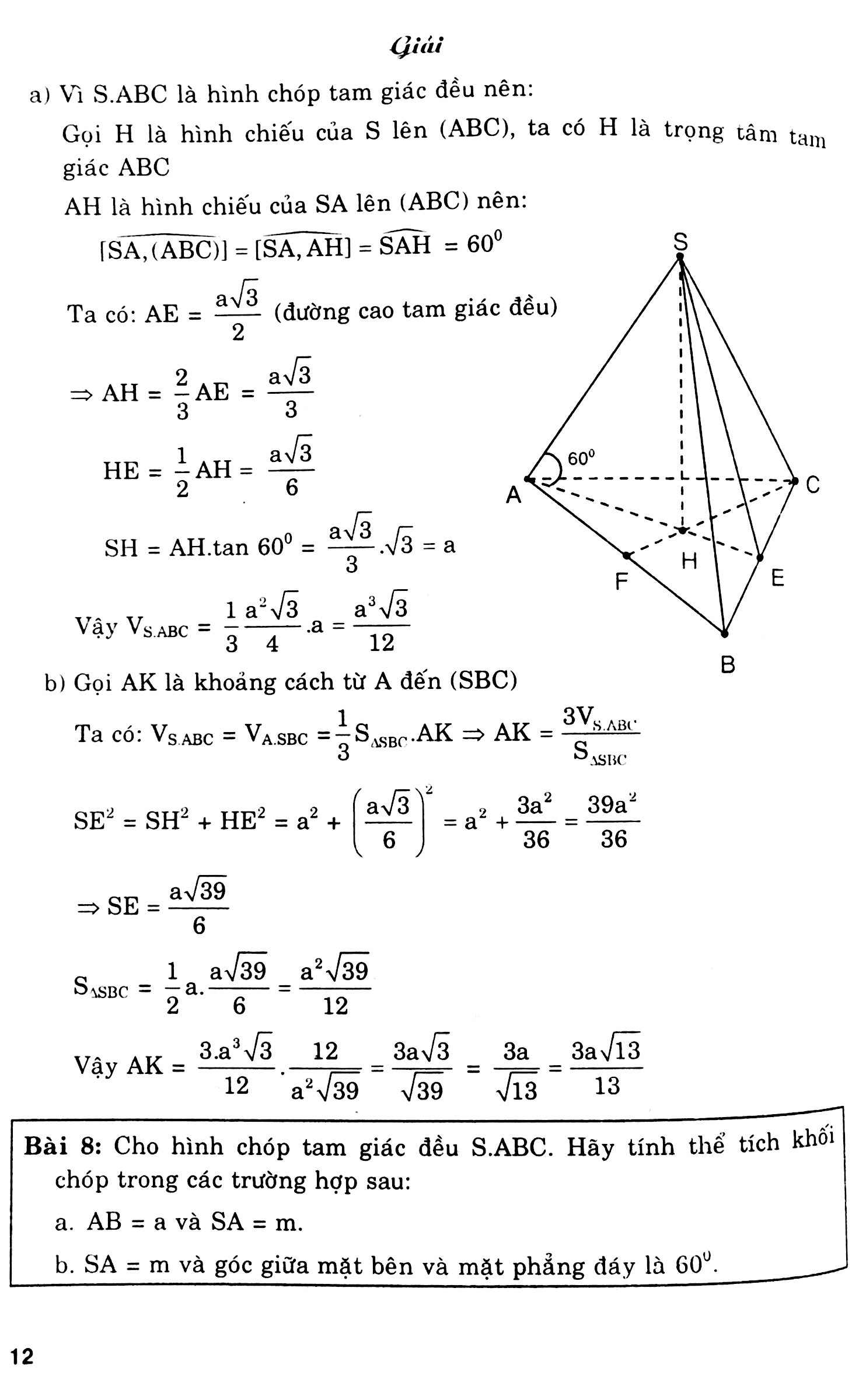 phân loại và phương pháp giải các dạng bài tập hình học 12 - Ảnh 10
