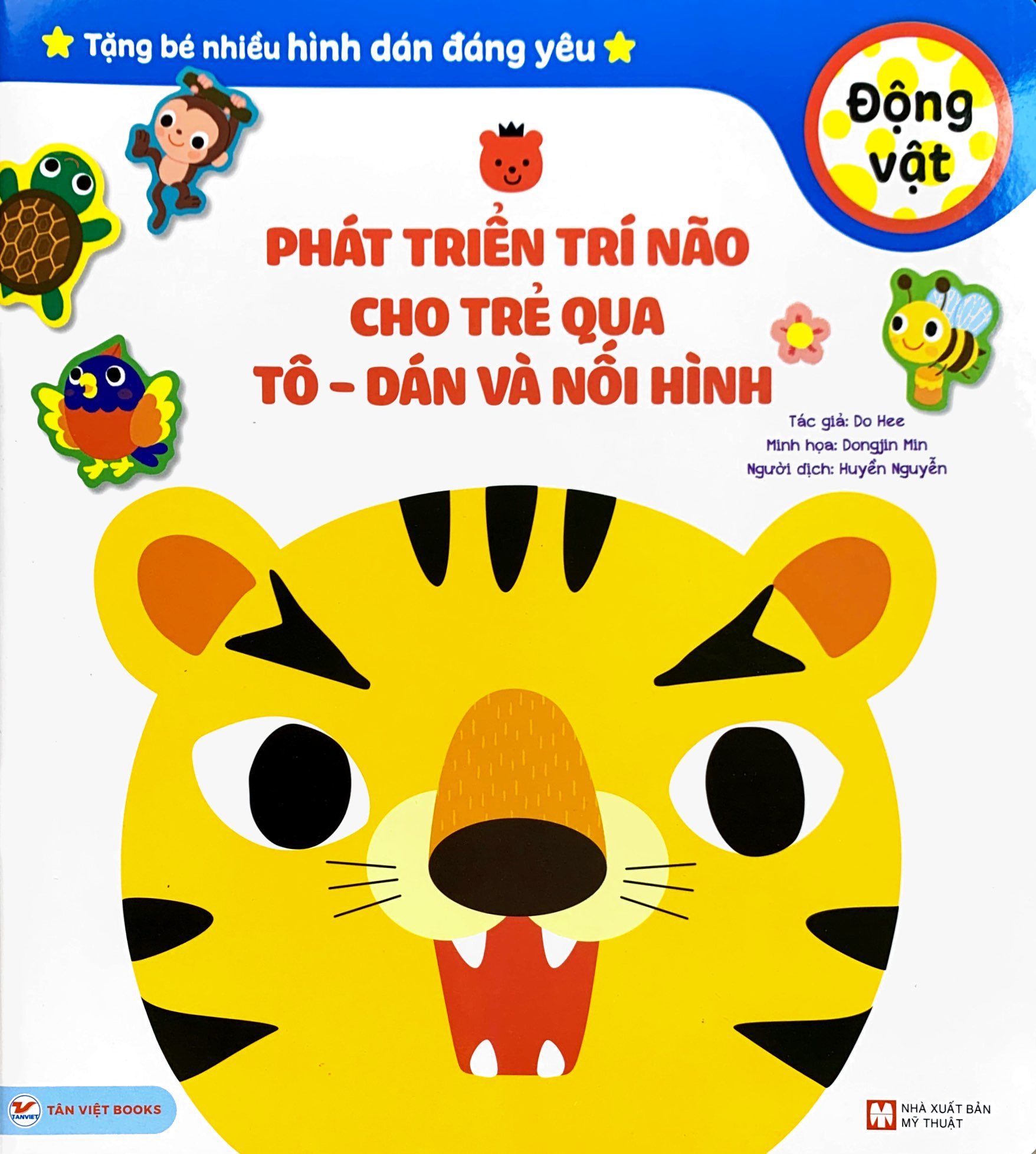 phát triển trí não cho trẻ qua tô-dán và nối hình - động vật - Ảnh 2