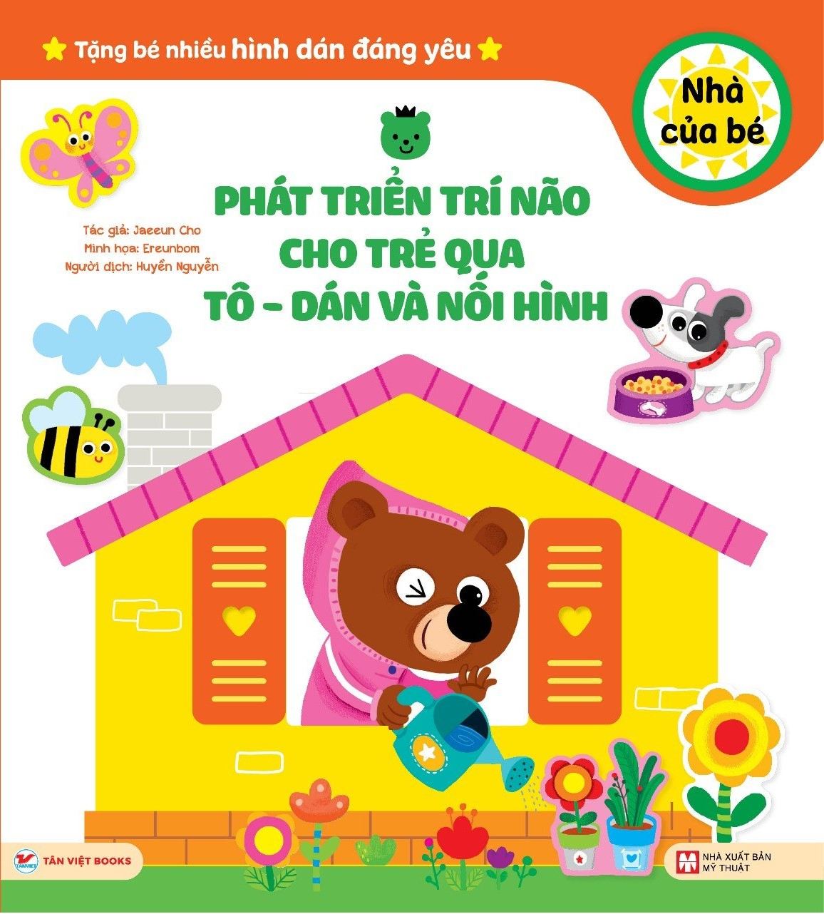 phát triển trí não cho trẻ qua tô - dán và nối hình - nhà của bé - Ảnh 2