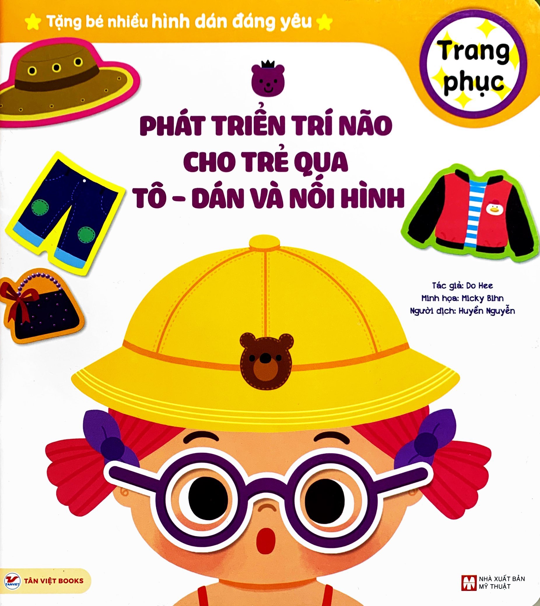 phát triển trí não cho trẻ qua tô-dán và nối hình - trang phục - Ảnh 2