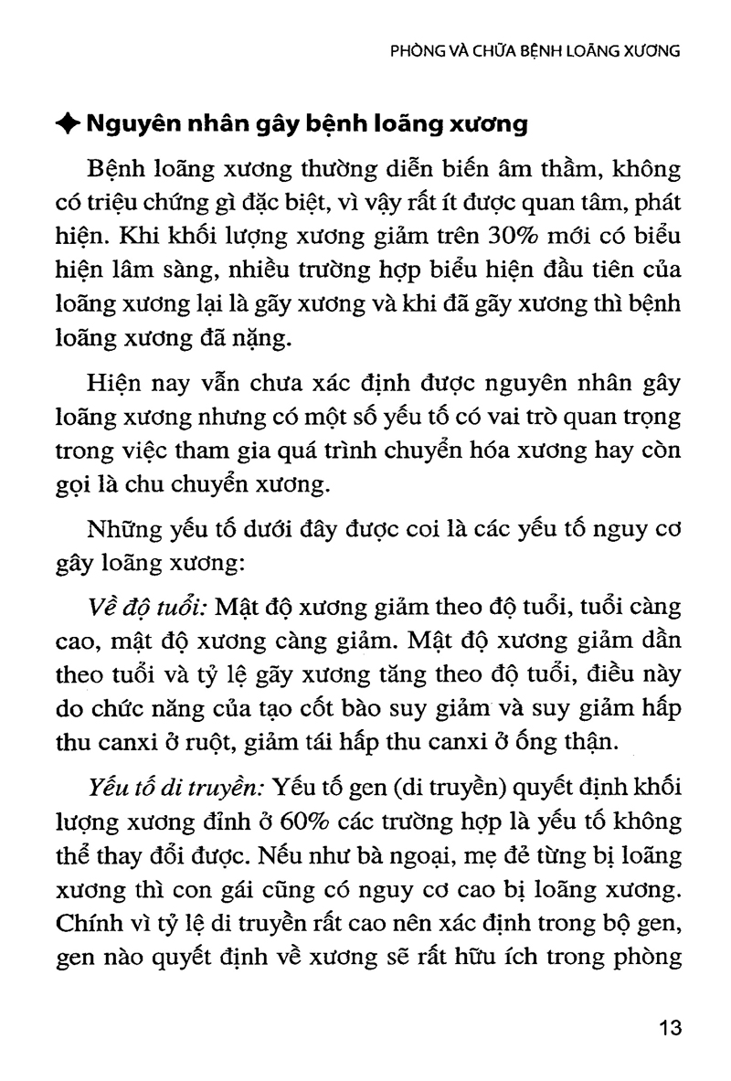 phòng và chữa bệnh loãng xương (tái bản) - Ảnh 12