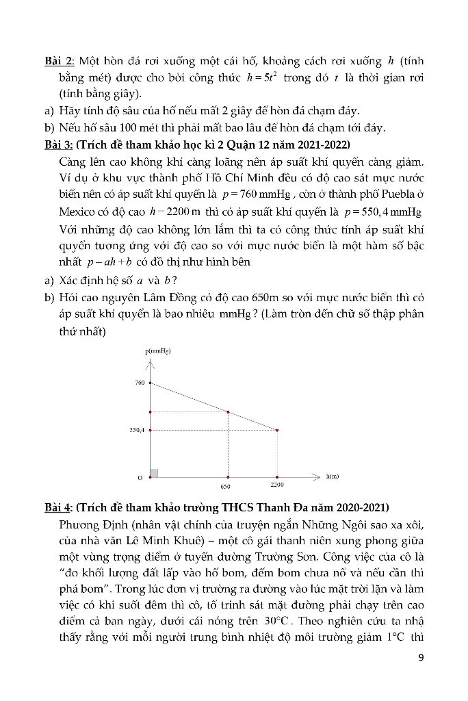 phương pháp giải các dạng toán thực tế trong kỳ thi tuyển sinh lớp 10 - Ảnh 10