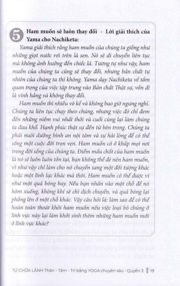 phương pháp sức khoẻ toàn diện của yoga cổ điển - tự chữa lành thân-tâm-trí bằng yoga chuyên sâu - quyển 3 - Ảnh 8