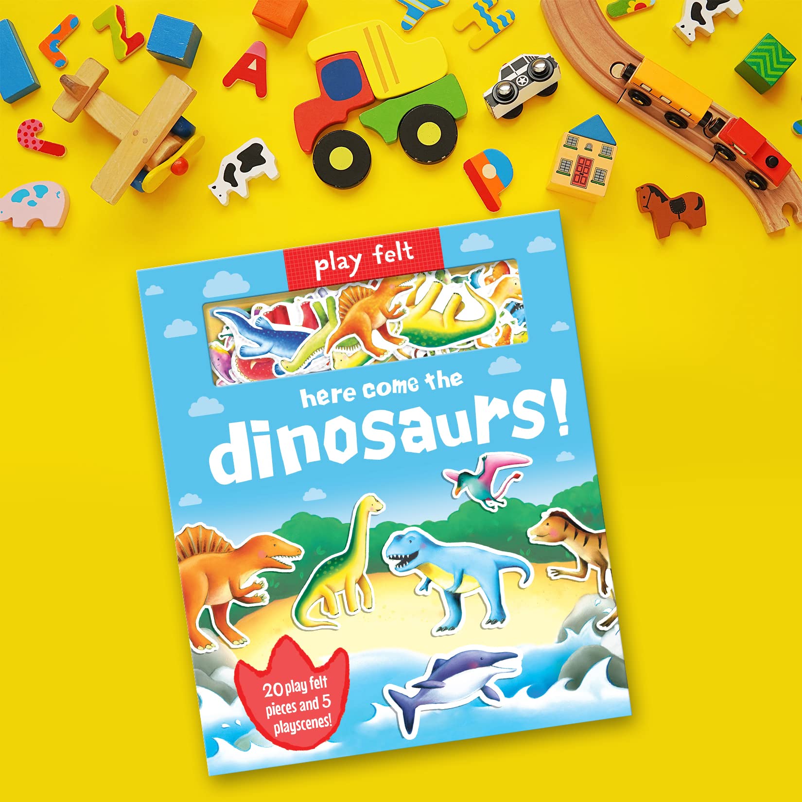 play felt - here come the dinosaurs! - Ảnh 7