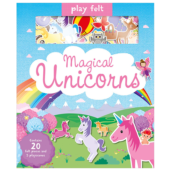 play felt - magical unicorns