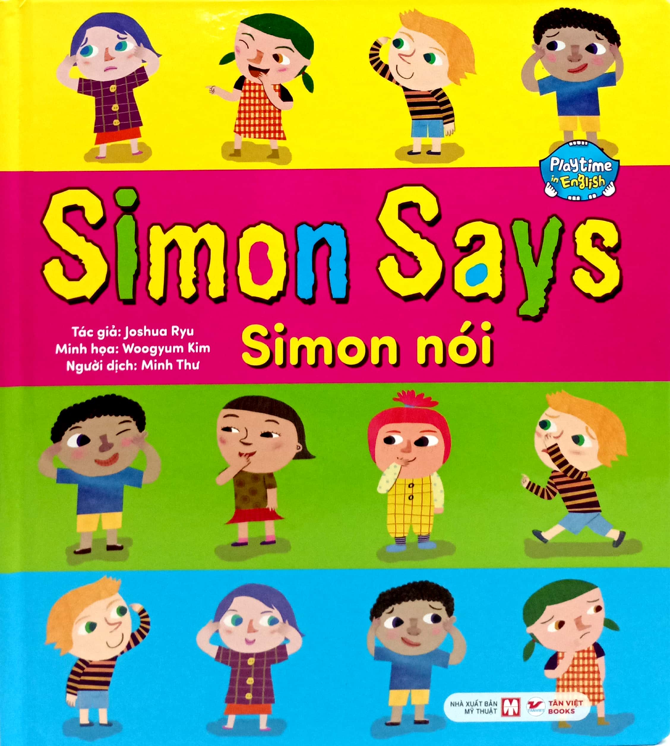 playtime in english - level 1 - simon says - simon nói - Ảnh 3