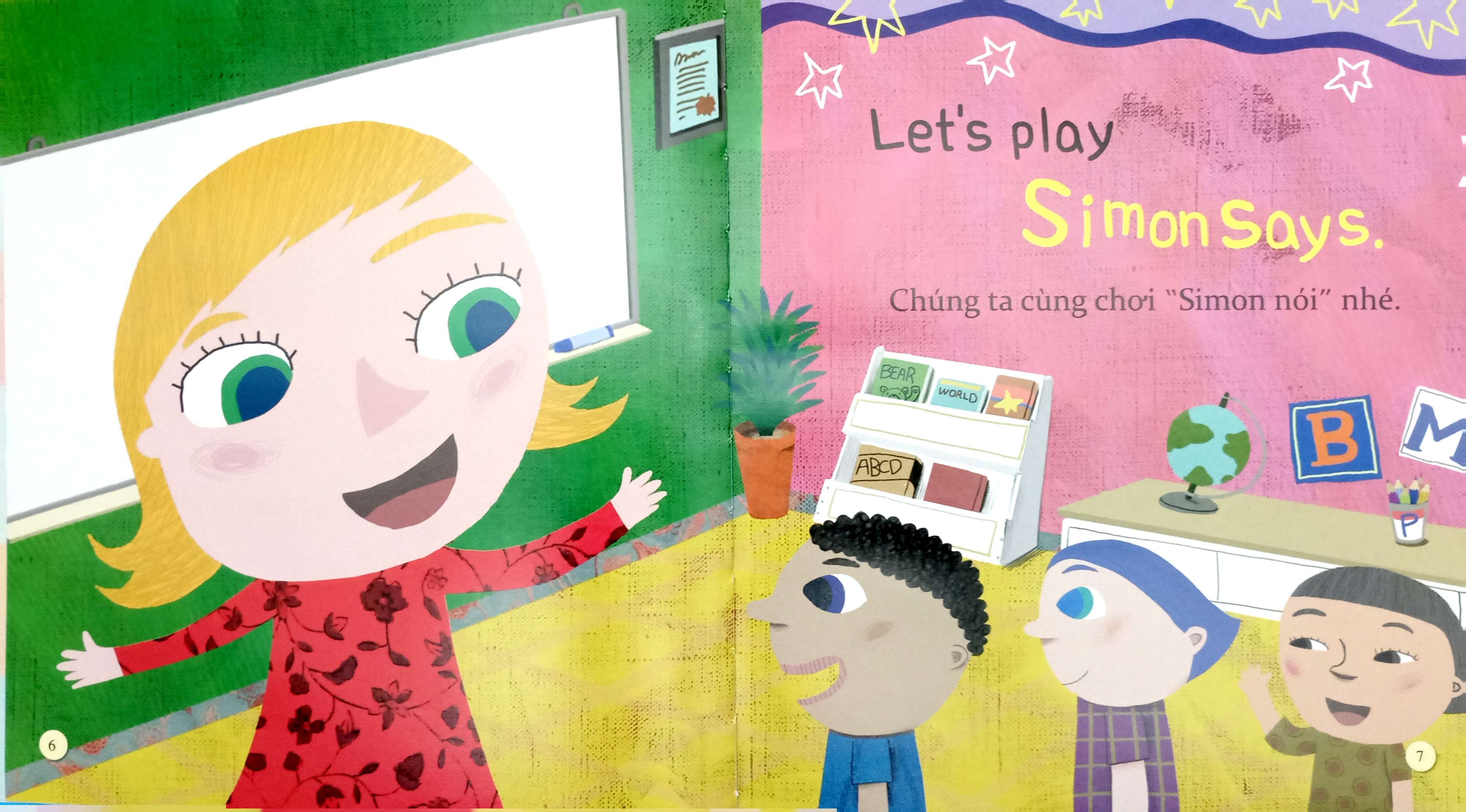 playtime in english - level 1 - simon says - simon nói - Ảnh 4