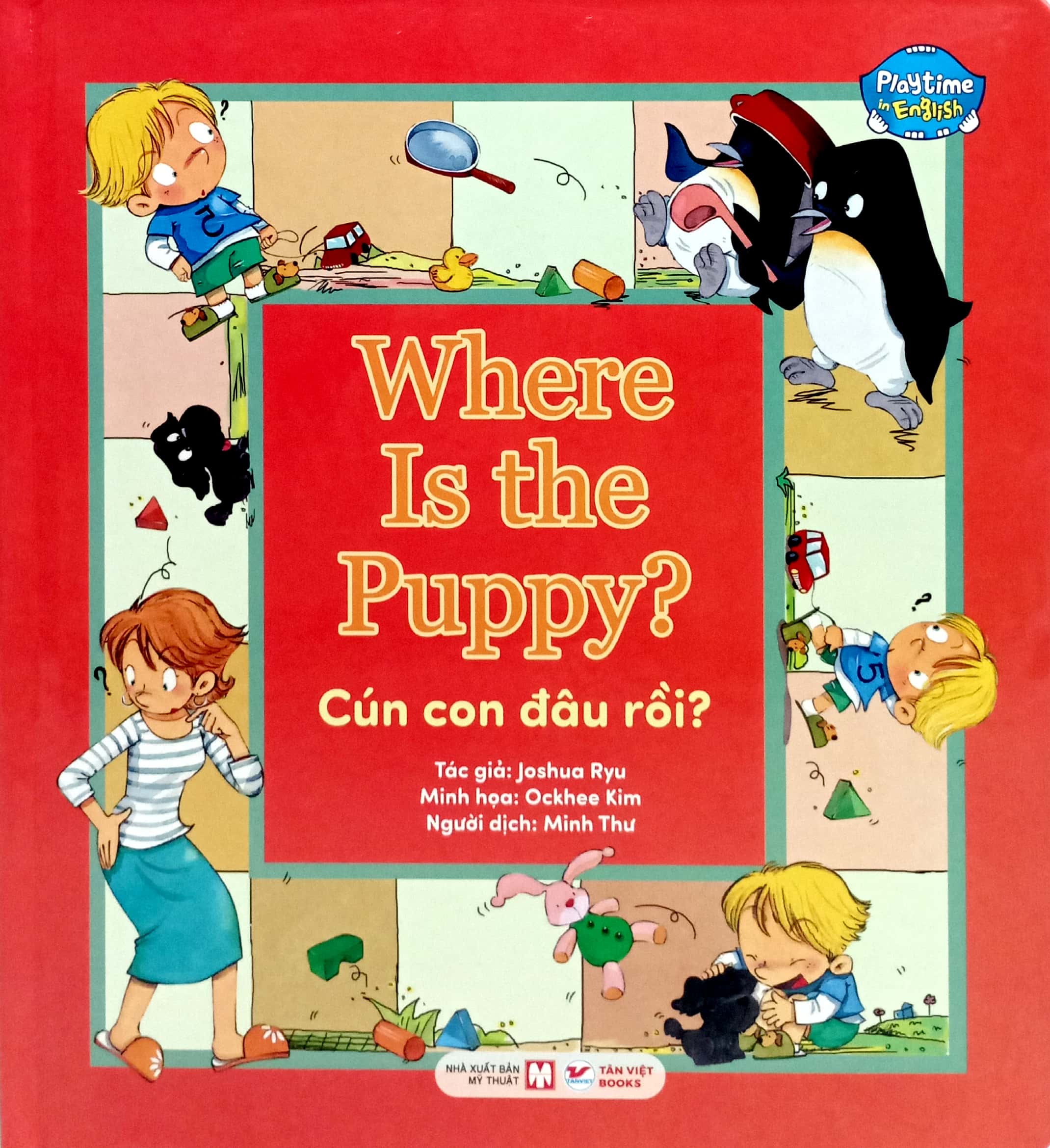 playtime in english - level 1 - where is the puppy? - cún con đâu rồi? - Ảnh 3