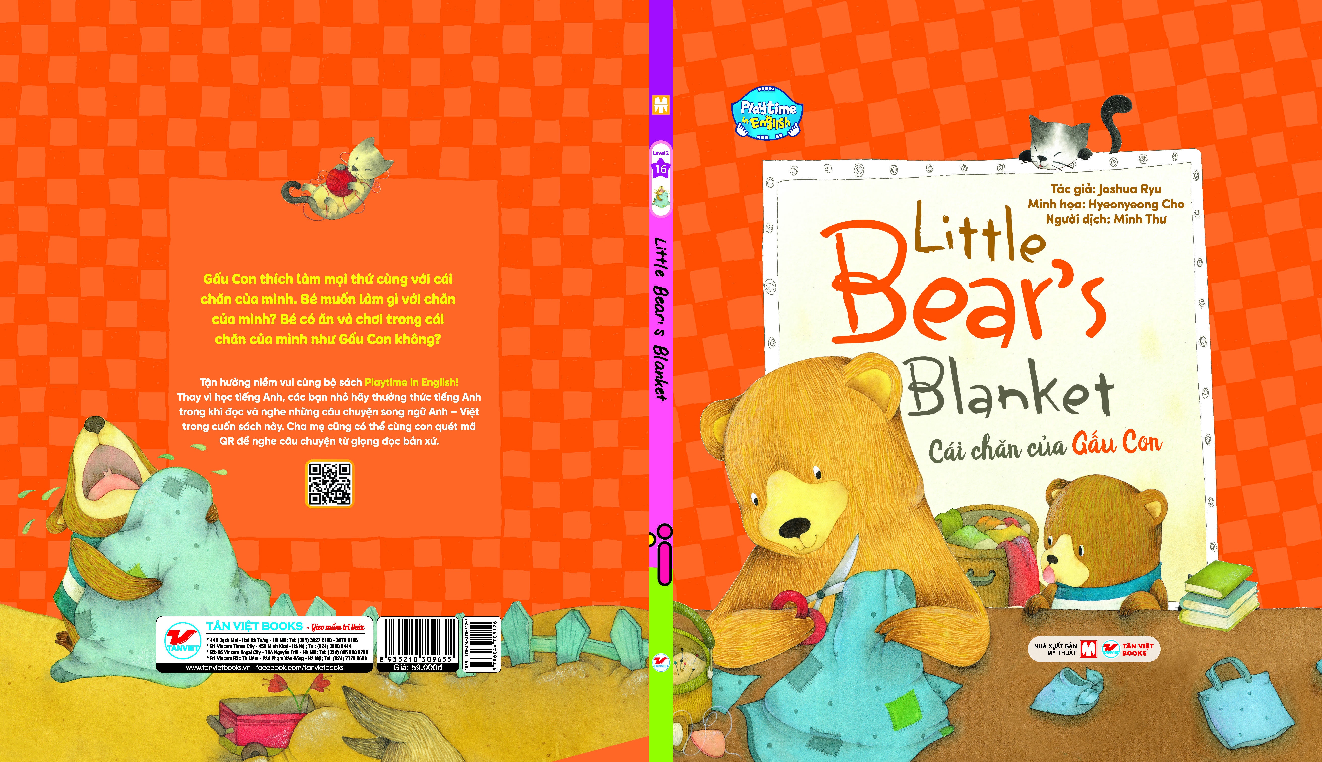 playtime in english - level 2 - little bears blanket - cái chăn của gấu con - Ảnh 3
