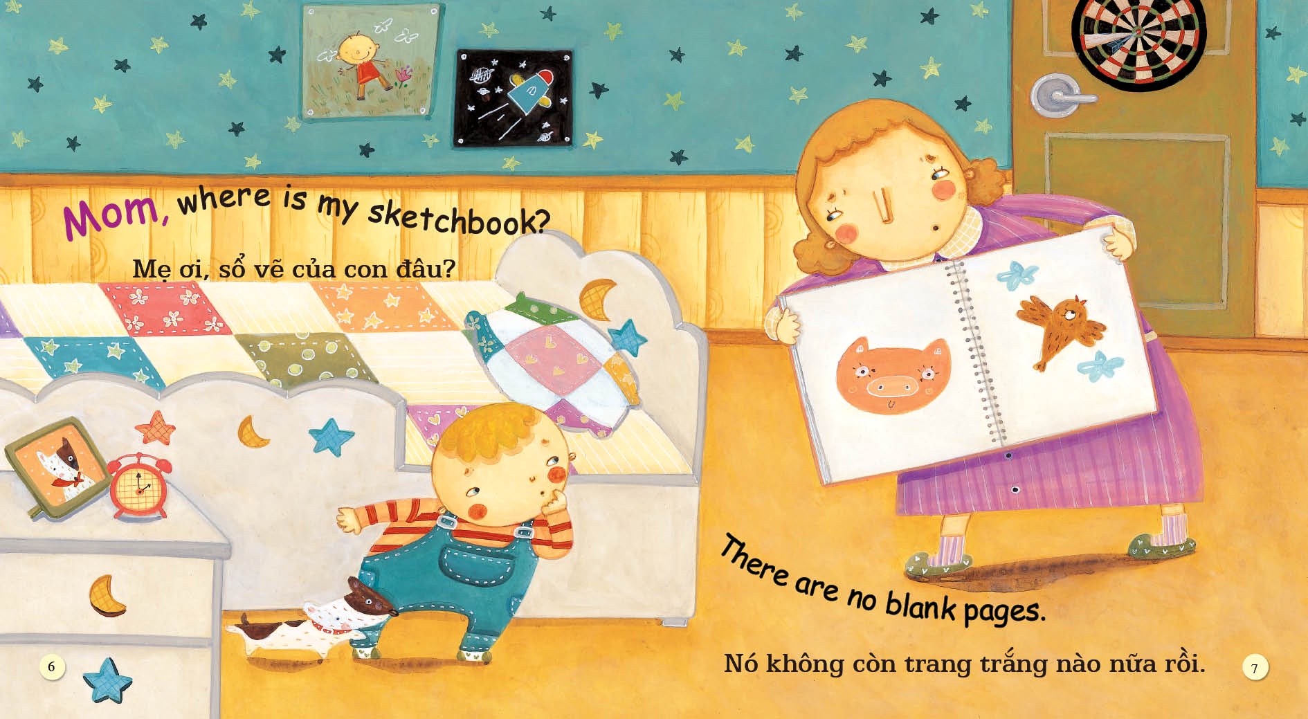 playtime in english - level 3 - i like to draw - tớ thích vẽ - Ảnh 4