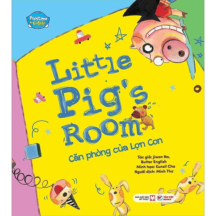 playtime in english - level 4 - little pig's room - căn phòng của lợn con - Ảnh 3