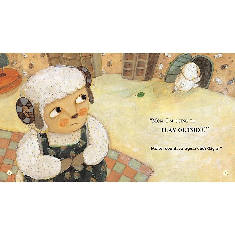 playtime in english - level 4 - little sheep isn't sleepy - bé cừu không buồn ngủ - Ảnh 5