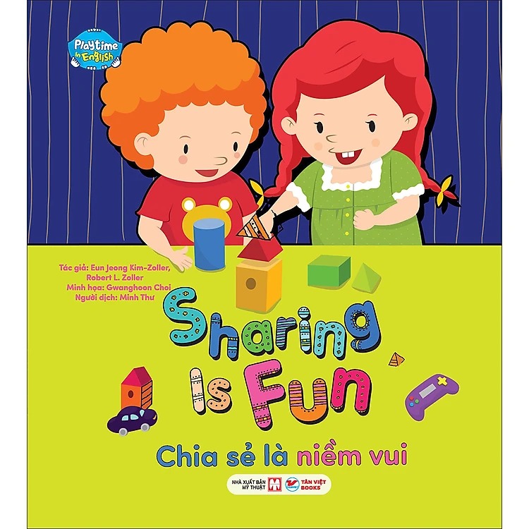 playtime in english - level 4 - sharing is fun - chia sẻ là niềm vui - Ảnh 3