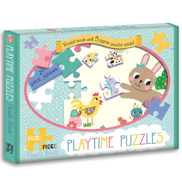 playtime puzzles - piece by piece puzzle books