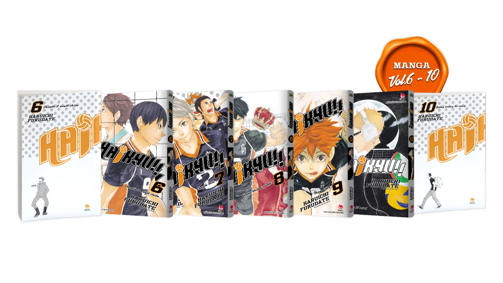 Premium Boxset Haikyu!! - Tap - 1 - 15 (Bo 15 Cuon) - Tang Kem Bia Ao Hieu Ung UV + Bia Ao Hieu Ung Metalize - Ảnh 9