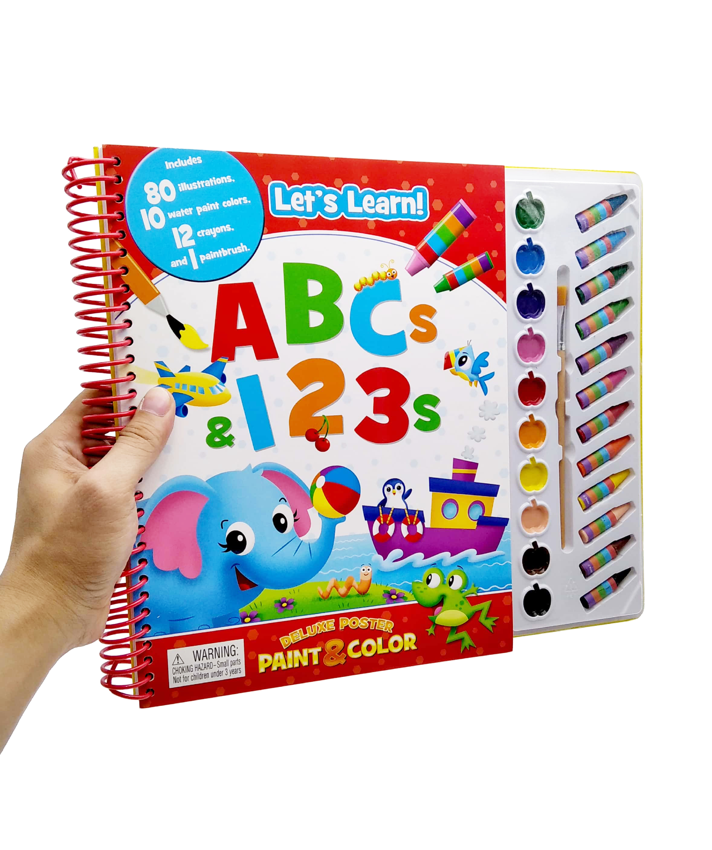 preschool abc/123 deluxe poster paint & color - Ảnh 7