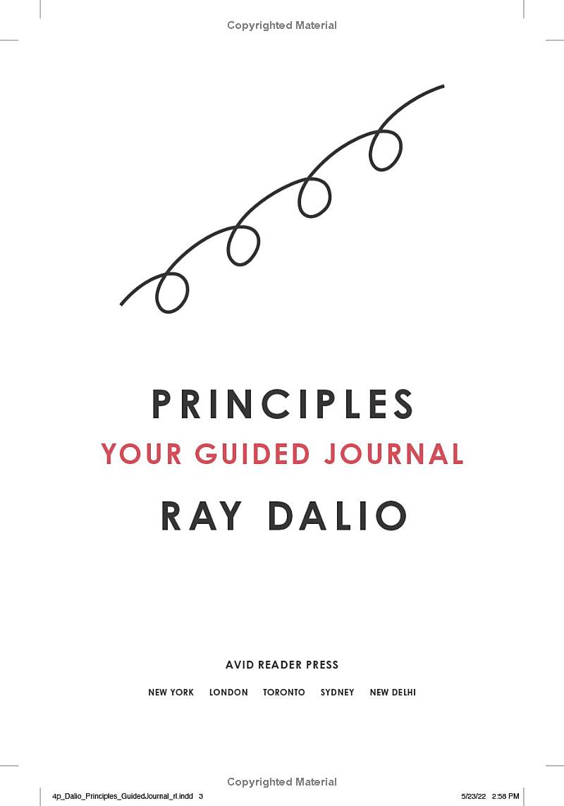 principles: your guided journal (create your own principles to get the work and life you want) - Ảnh 3