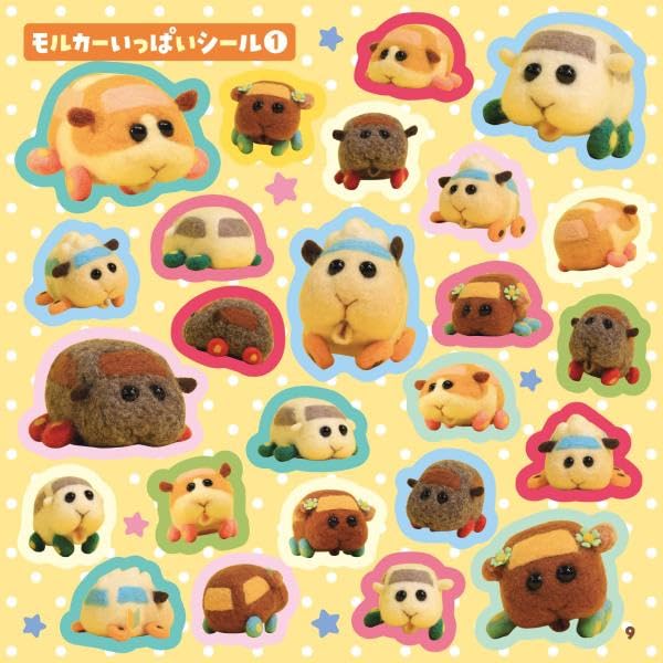 PUI PUI モルカー シールいっぱいブック- Puipui Moru Ka Seal Ippai Book - Ảnh 8