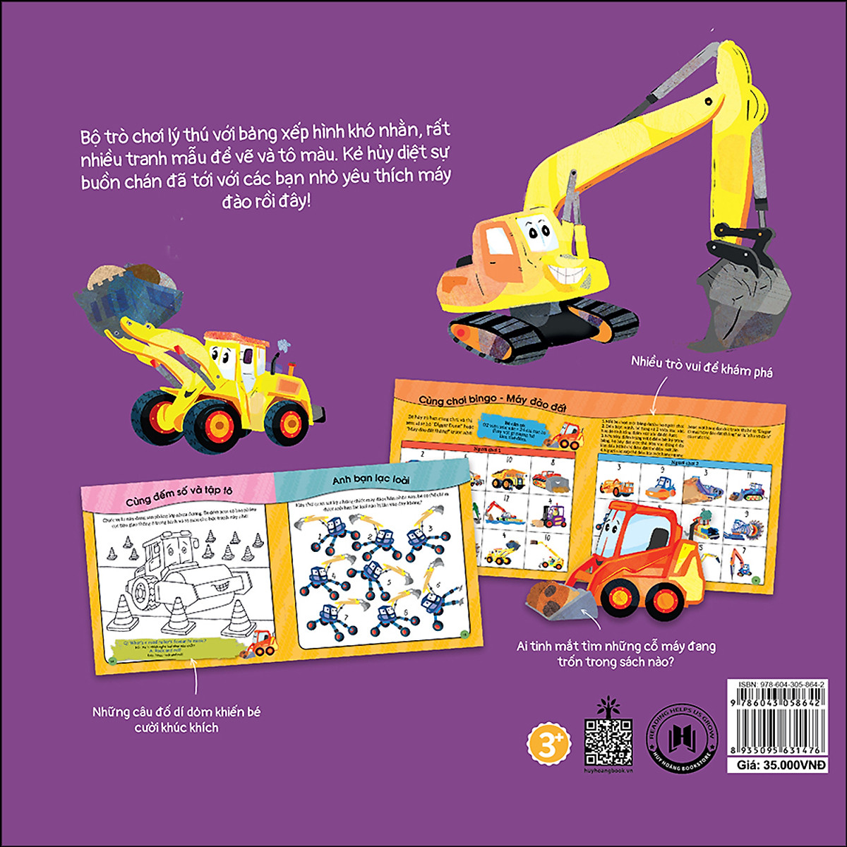 puzzle activity - digger: đố vui với máy đào đất (song ngữ anh - việt) - Ảnh 5