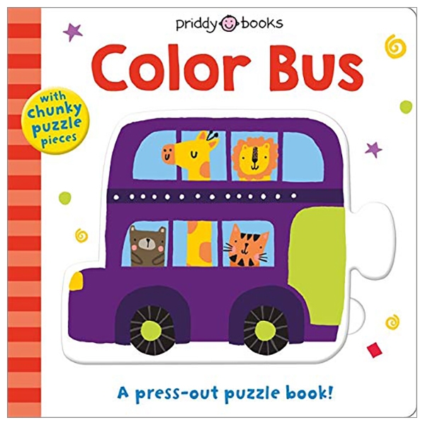 puzzle and play: color bus: a press-out puzzle book!