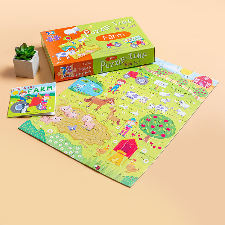 puzzle time box set: farm - Ảnh 11